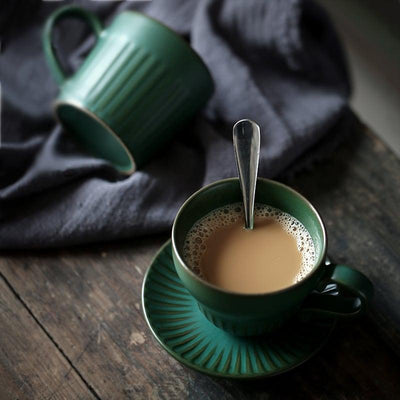 Hinata Gourd Coffee Cup & Saucer Set