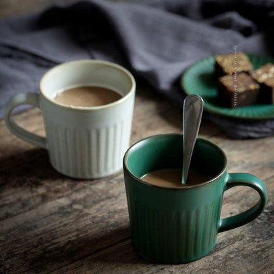 Anzu Ceramic Coffee Cup &amp; Saucer Set