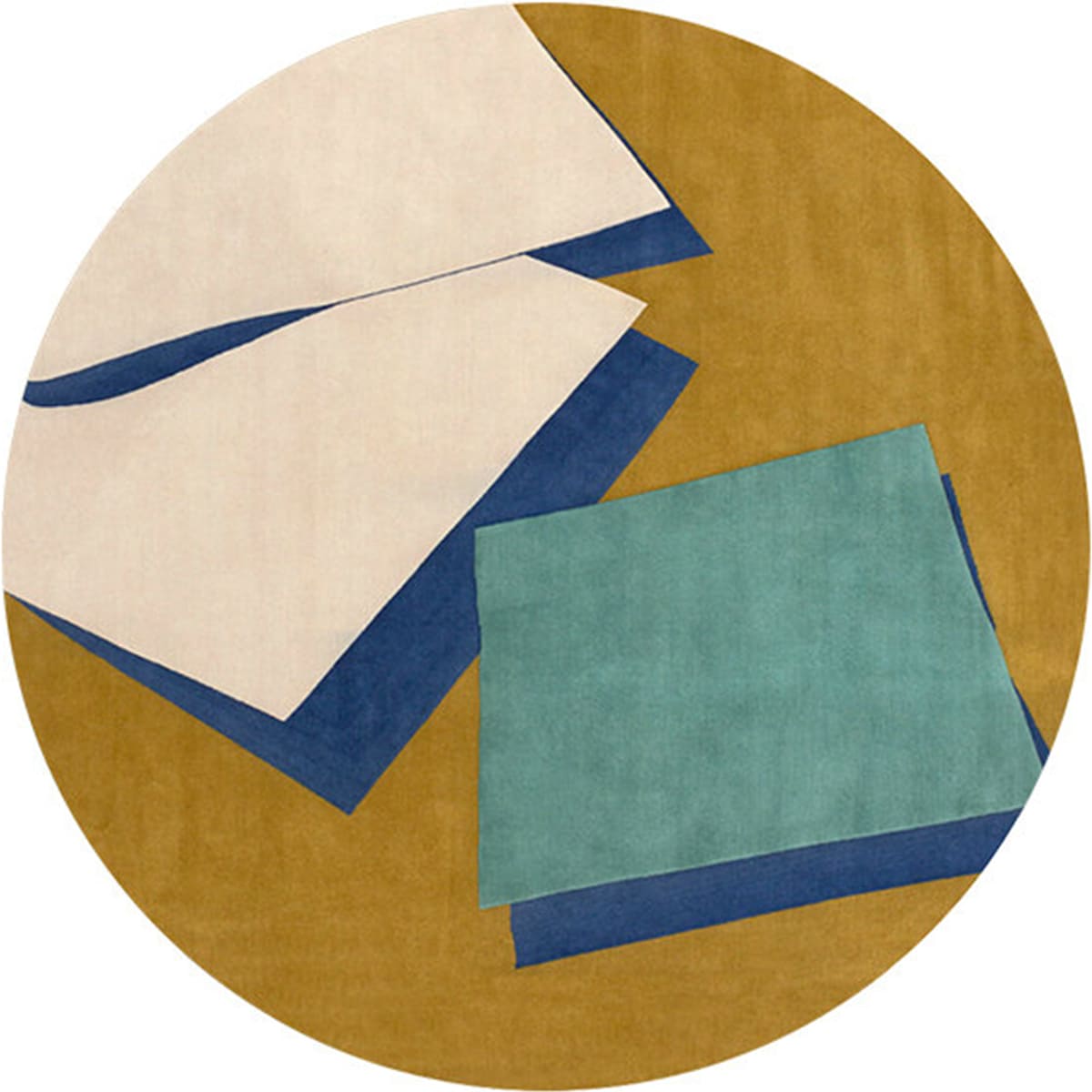 Haruto Abstract Round Rug