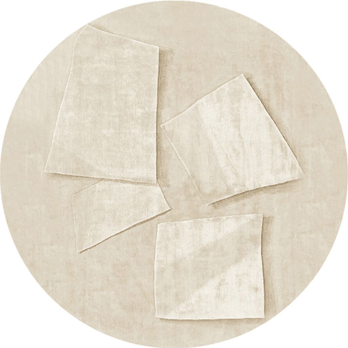 Haruto Abstract Round Rug