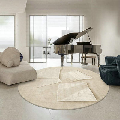 Haruto Abstract Round Rug