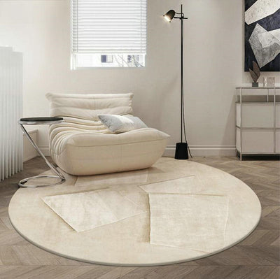Haruto Abstract Round Rug