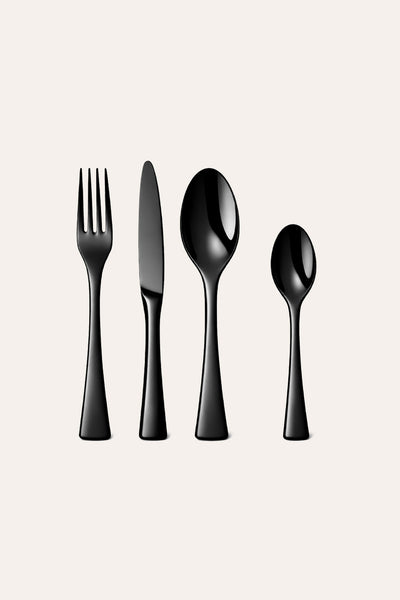 Aria Black Flatware