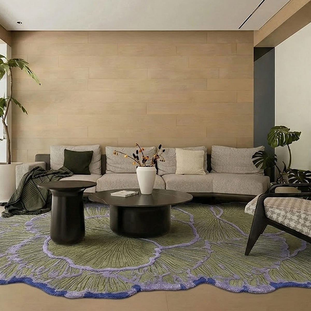 Kaishi Asymmetrical Rug