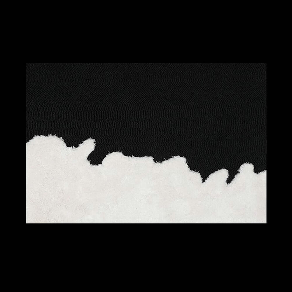 Riku Black and White Rug