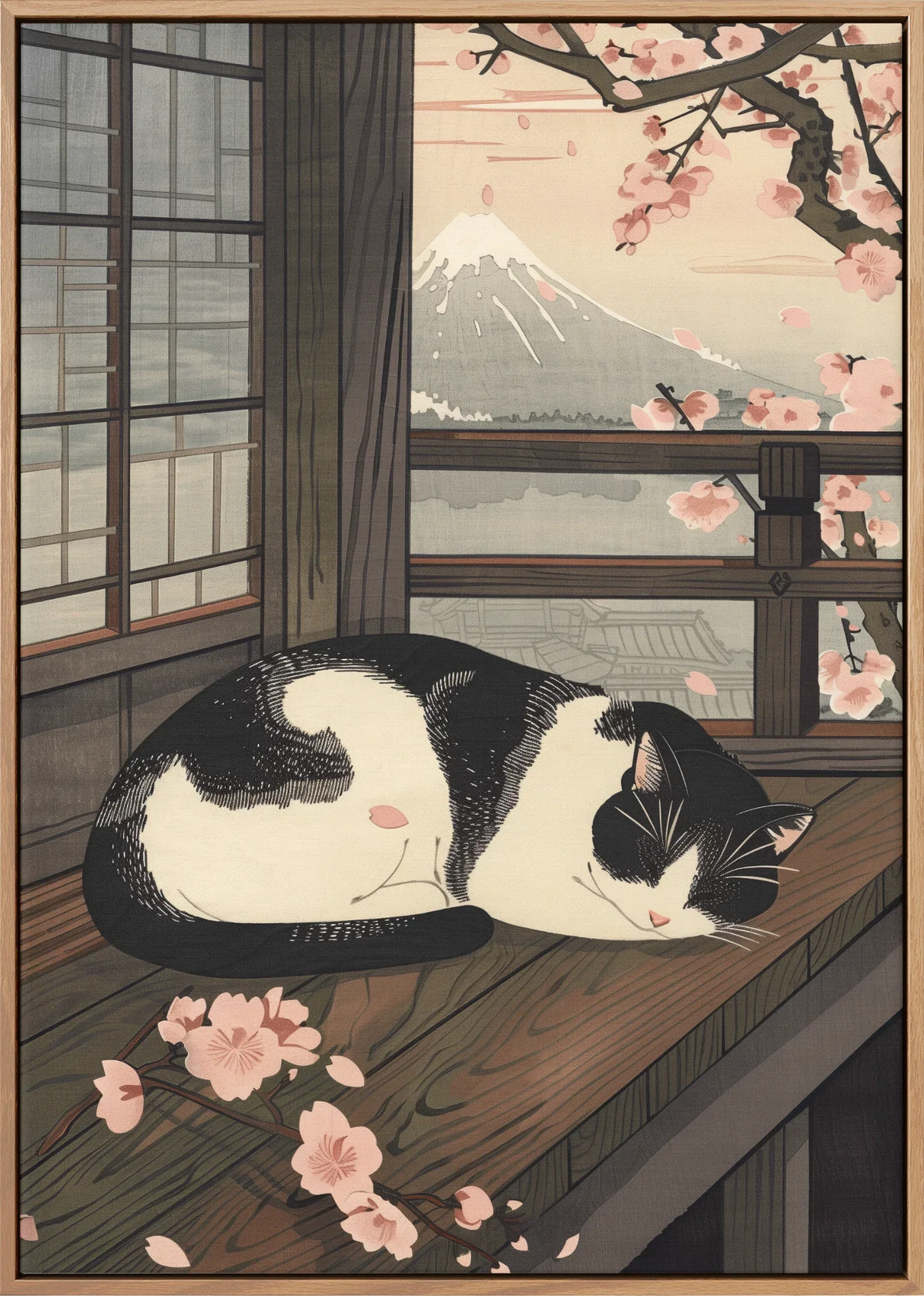 Neko Haru Canvas Art
