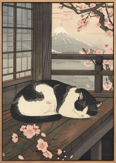 Neko Haru Canvas Art