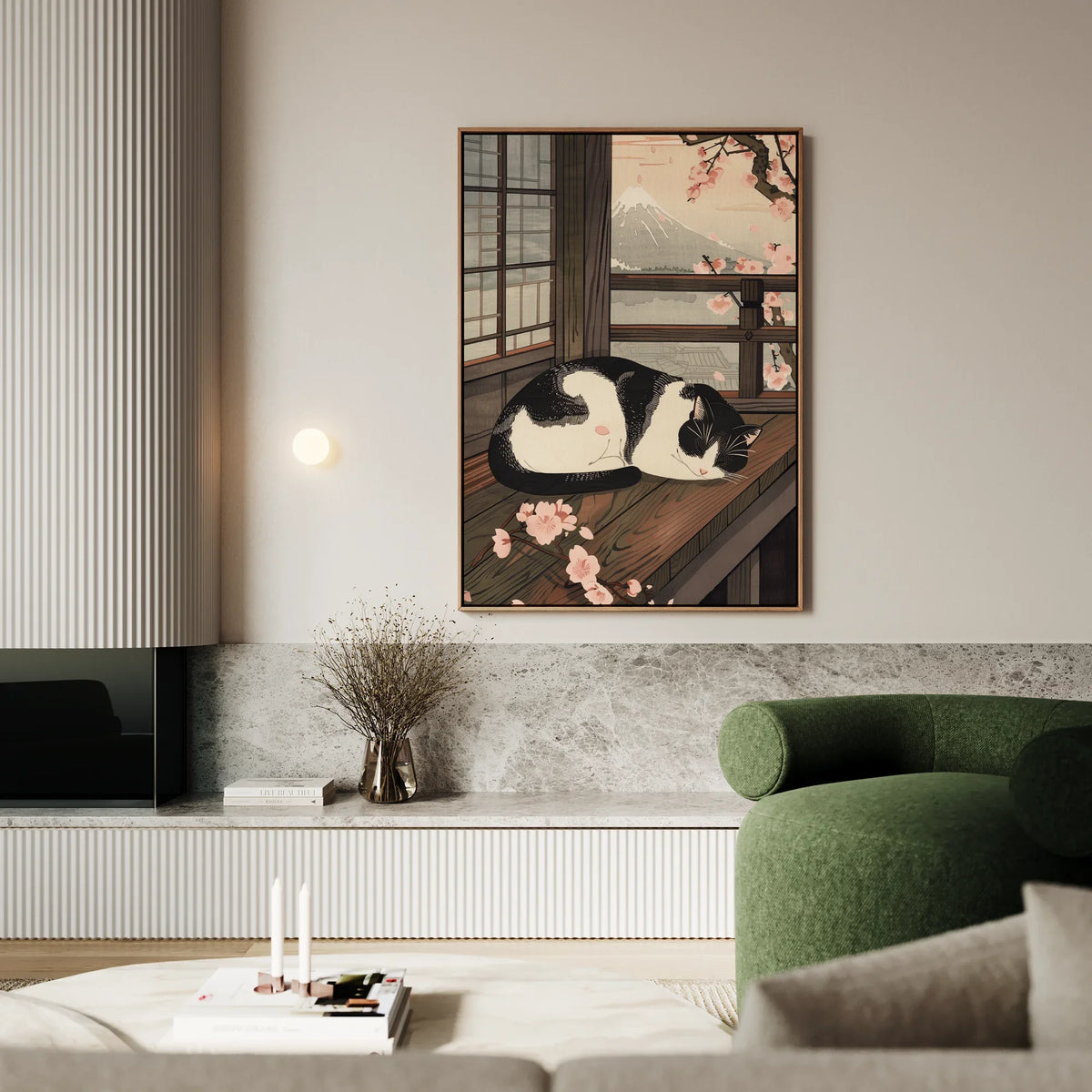Neko Haru Canvas Art