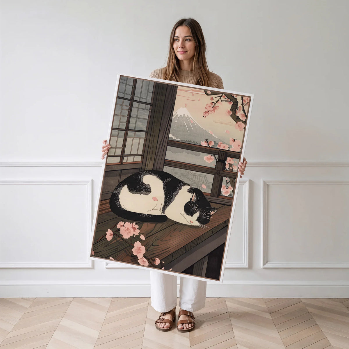 Neko Haru Canvas Art