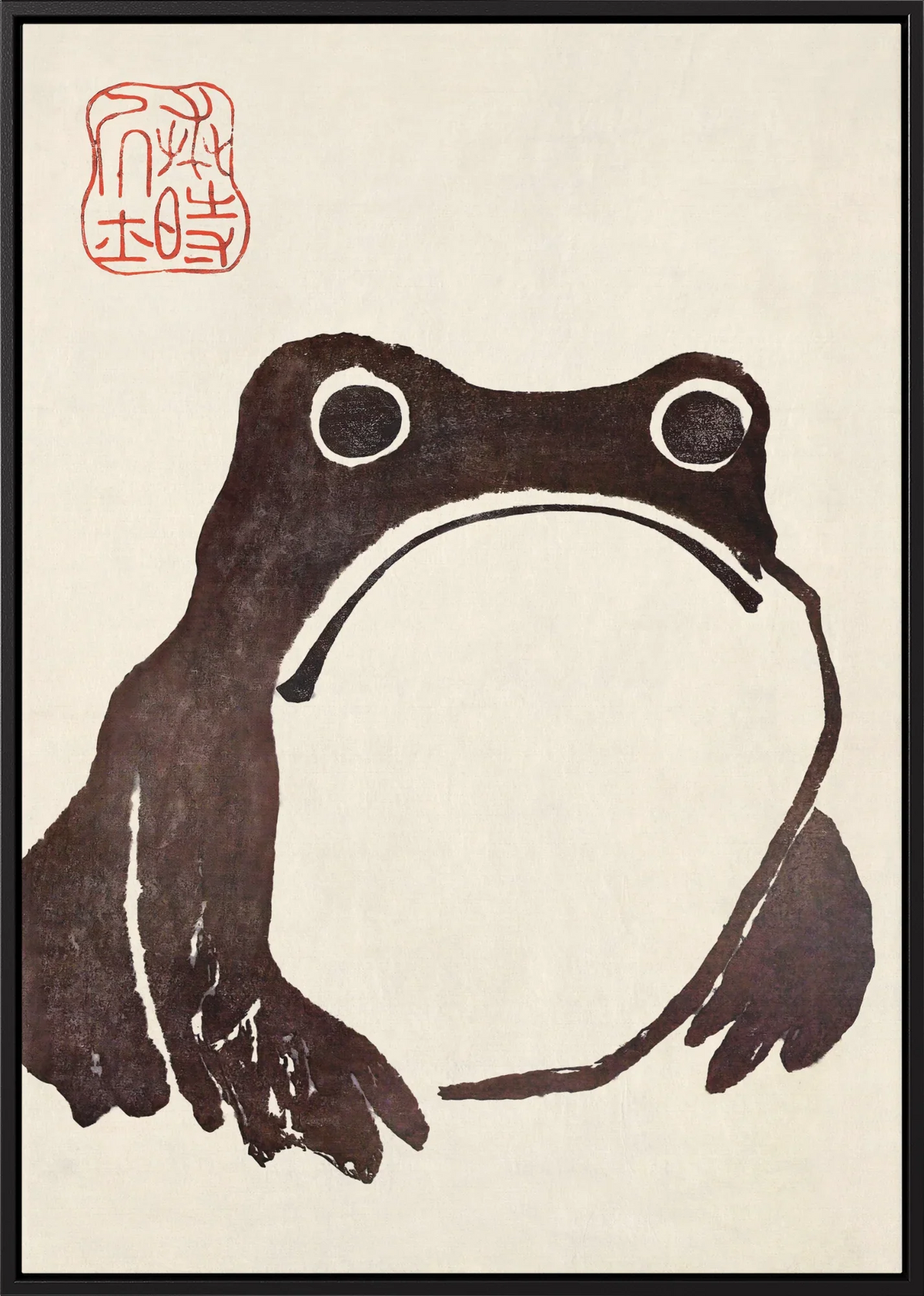 Kaeru Zen Canvas Art