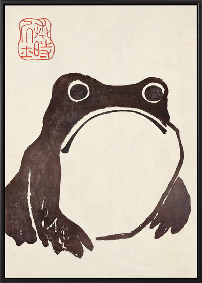 Kaeru Zen Canvas Art