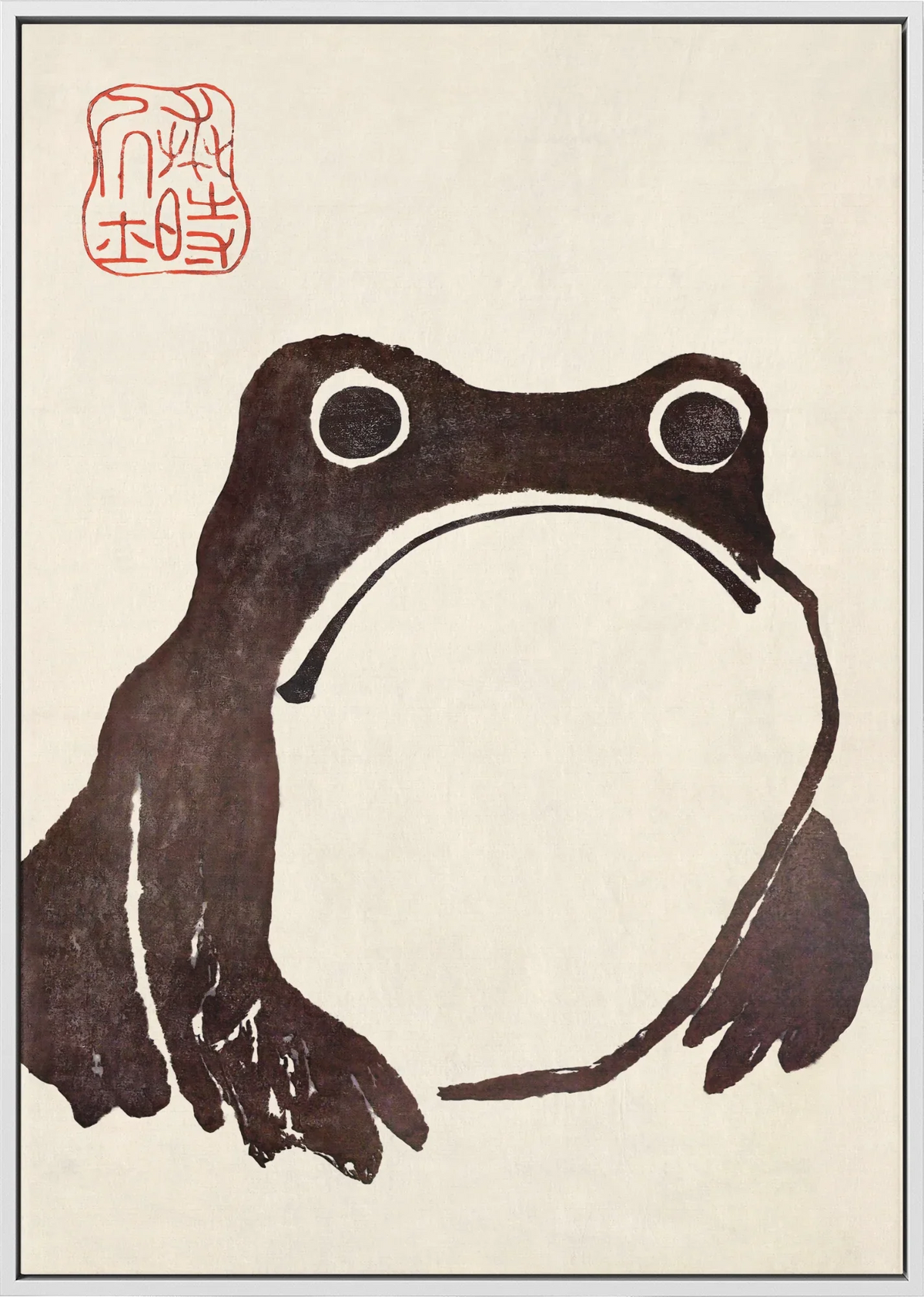 Kaeru Zen Canvas Art