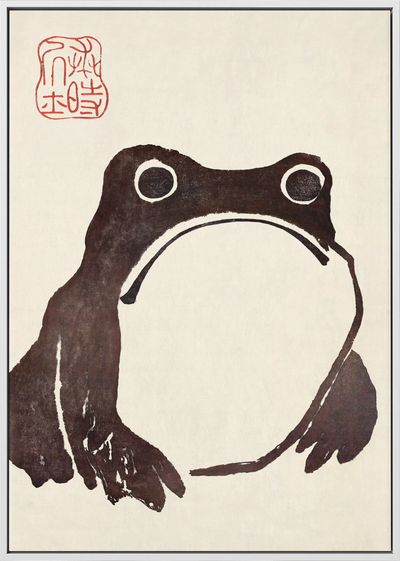 Kaeru Zen Canvas Art