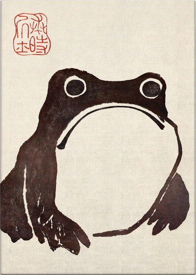 Kaeru Zen Canvas Art
