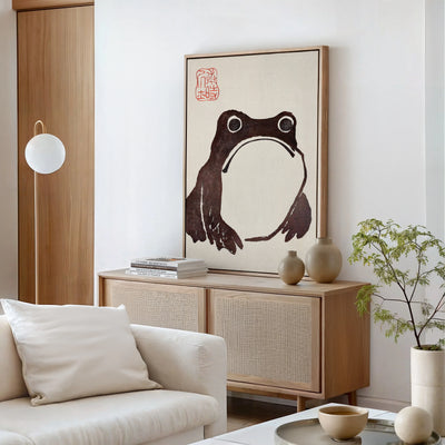 Kaeru Zen Canvas Art