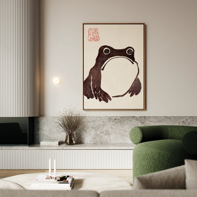 Kaeru Zen Canvas Art