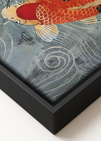 Nagare Koi Canvas Art