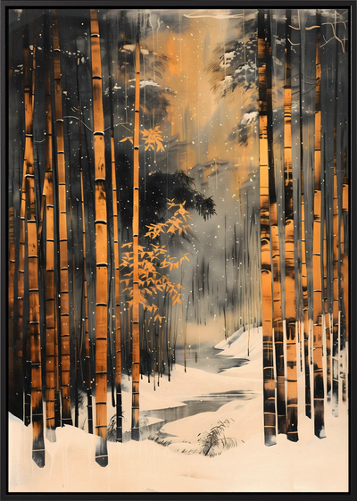 Yuki Bamboo Canvas Art