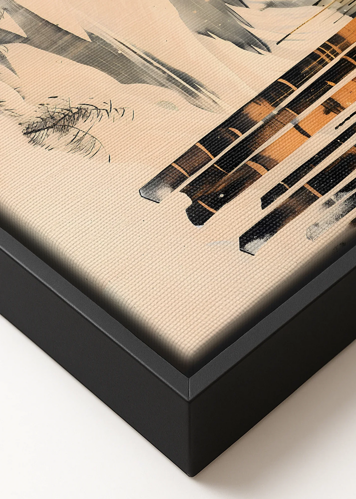 Yuki Bamboo Canvas Art