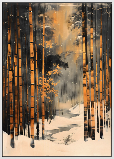 Yuki Bamboo Canvas Art