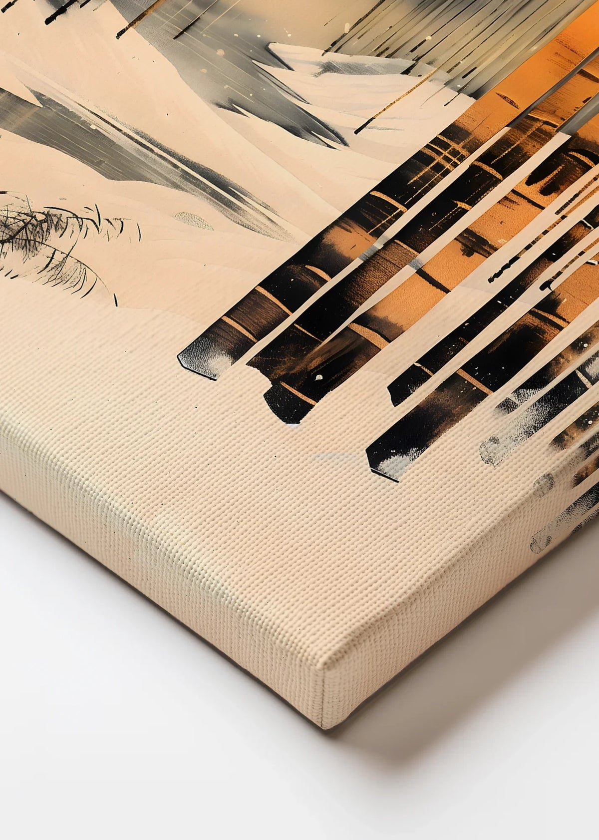 Yuki Bamboo Canvas Art