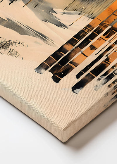 Yuki Bamboo Canvas Art