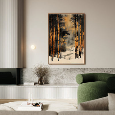 Yuki Bamboo Canvas Art