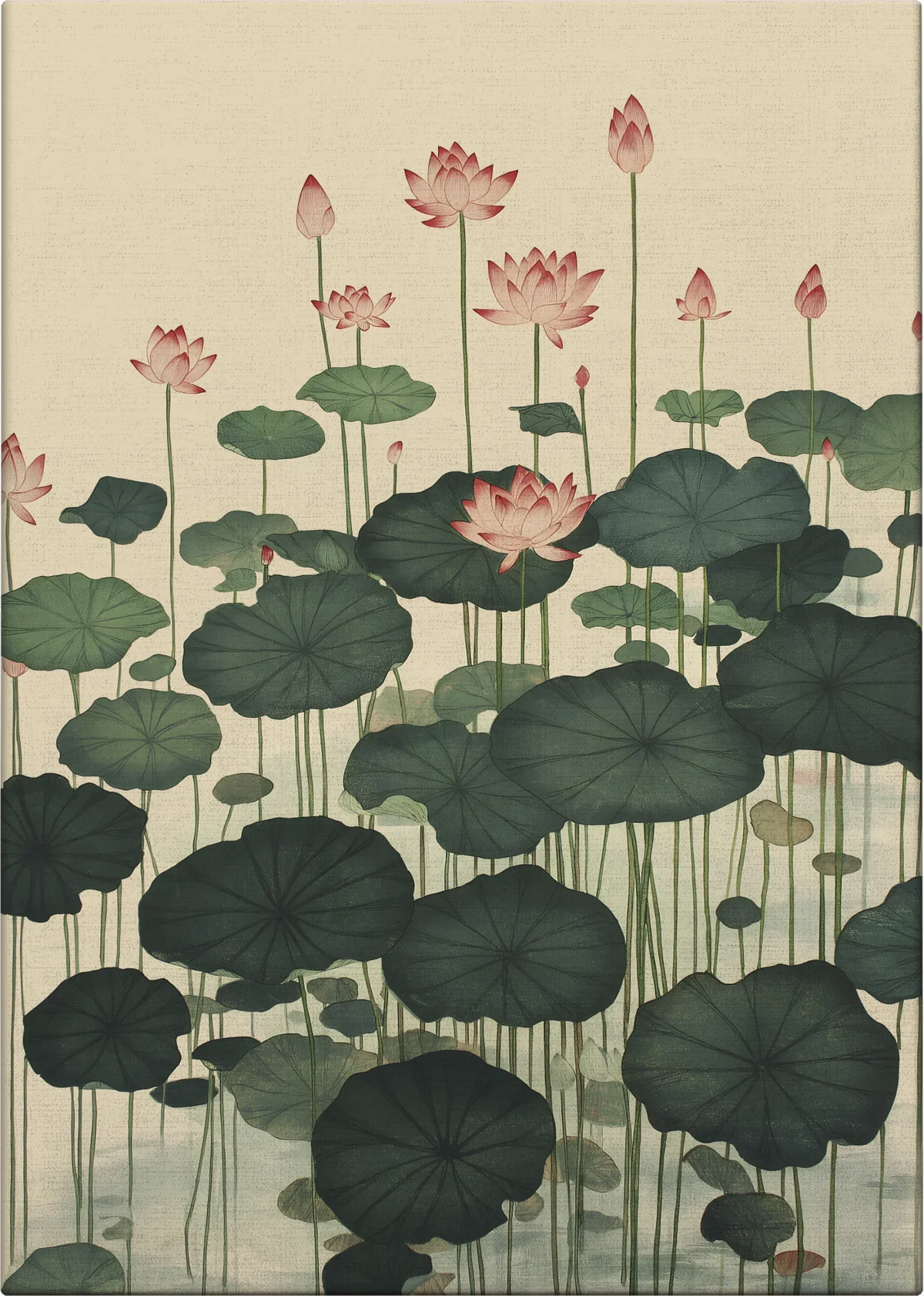 Lotus Forest - Canvas