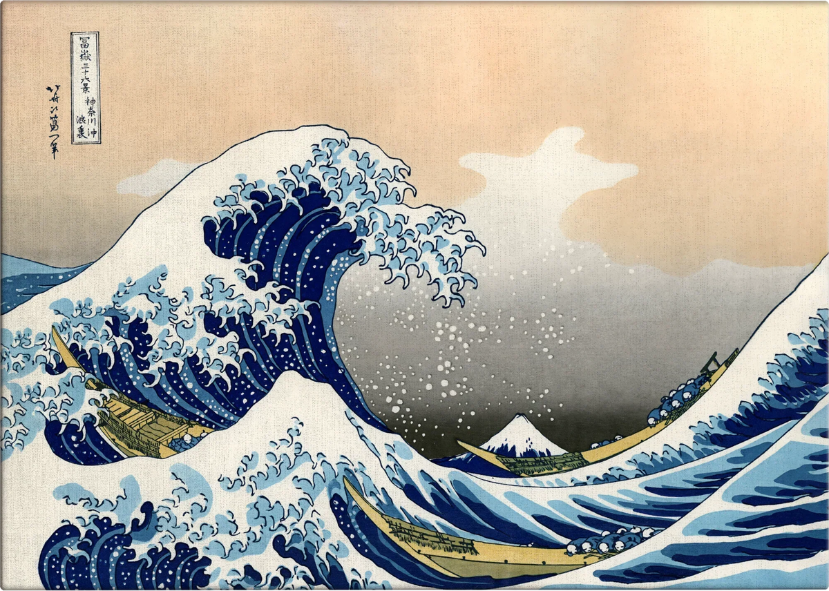 Kanagawa Wave Canvas Art