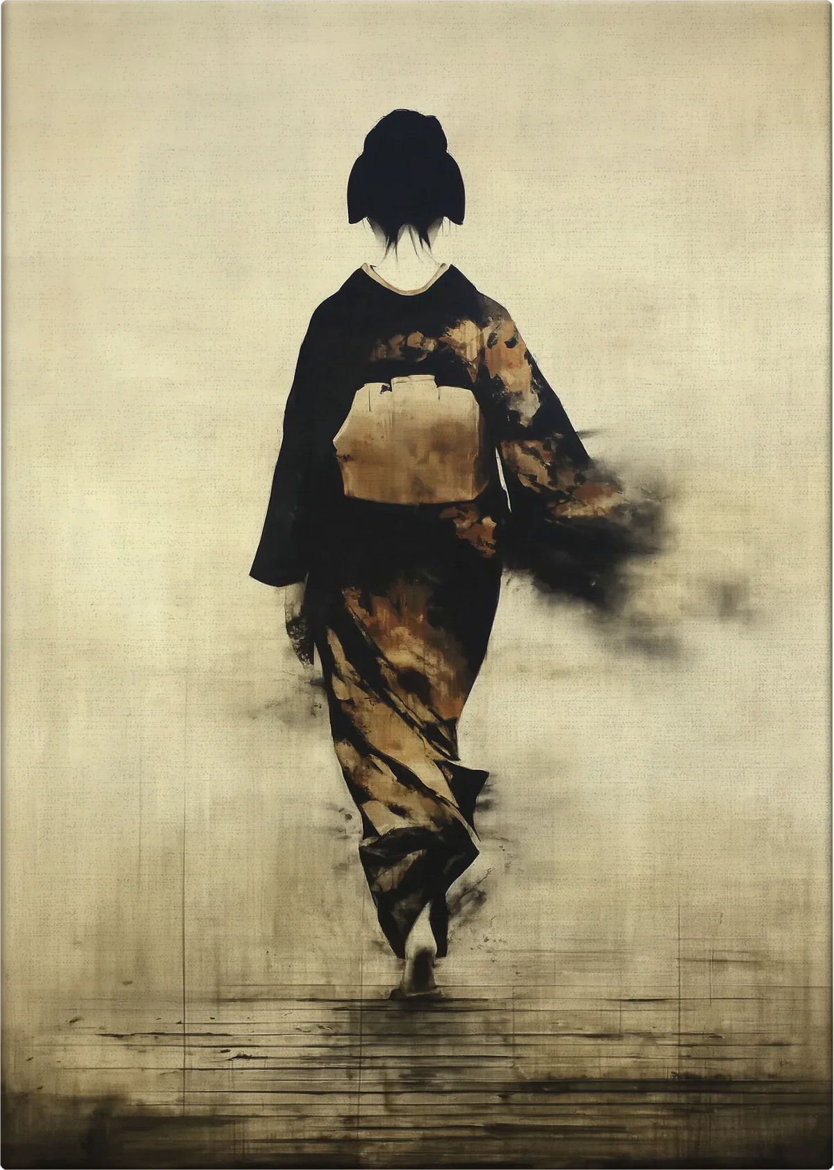 Hikari Kimono Canvas Art