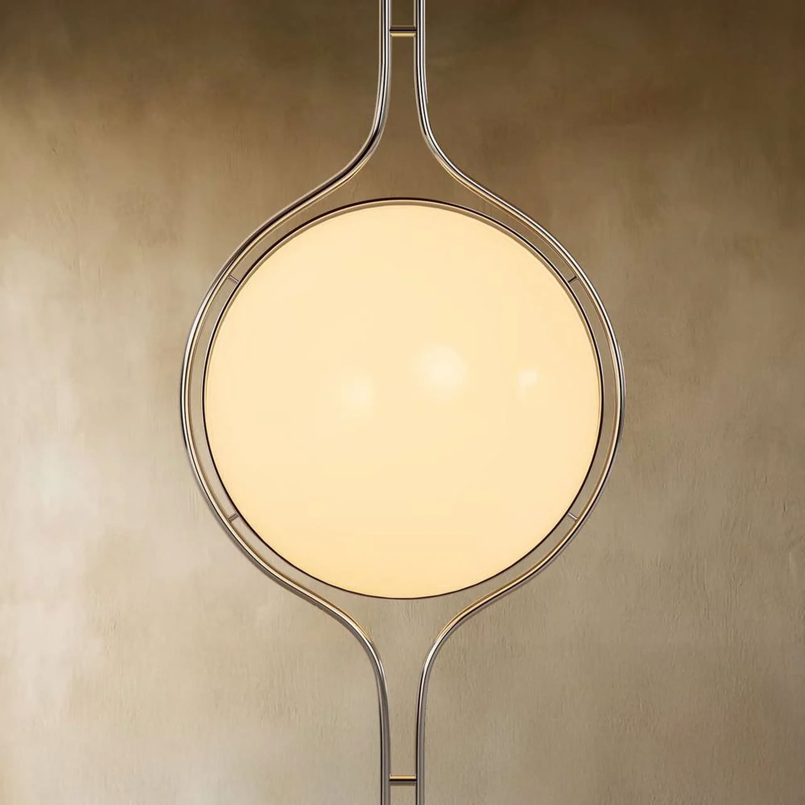 Sora Glass Pendant Light - Vintage Brass - Warm White (3000K) - 