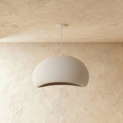 Ishi Dome Pendant Light - Off White Cloud - L32"  (80) - 
