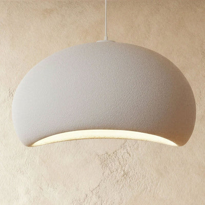 Ishi Dome Pendant Light - Off White Cloud - L32"  (80) - 