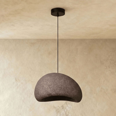 Wabi Dome Pendant Light - Cone Mars Red - L32"(80cm) - Cool White (6000K)