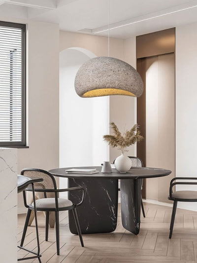Wabi Dome Pendant Light - Cone Mars Red - L32"(80cm) - Cool White (6000K)