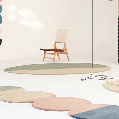 Tami Color Block Circular Rug