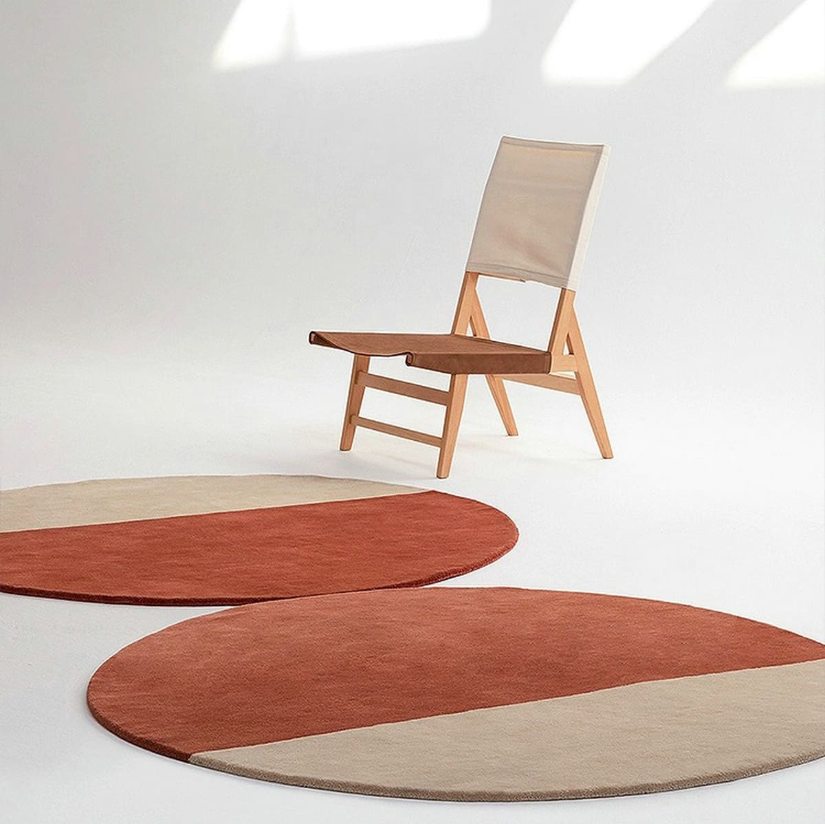 Tami Color Block Circular Rug