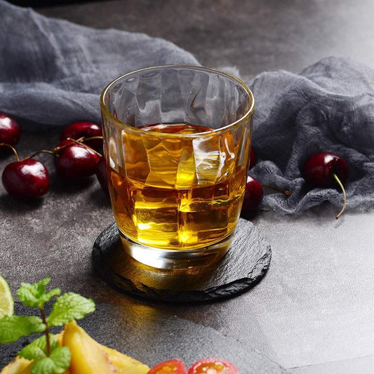 Kuro Natural Slate Round Coasters