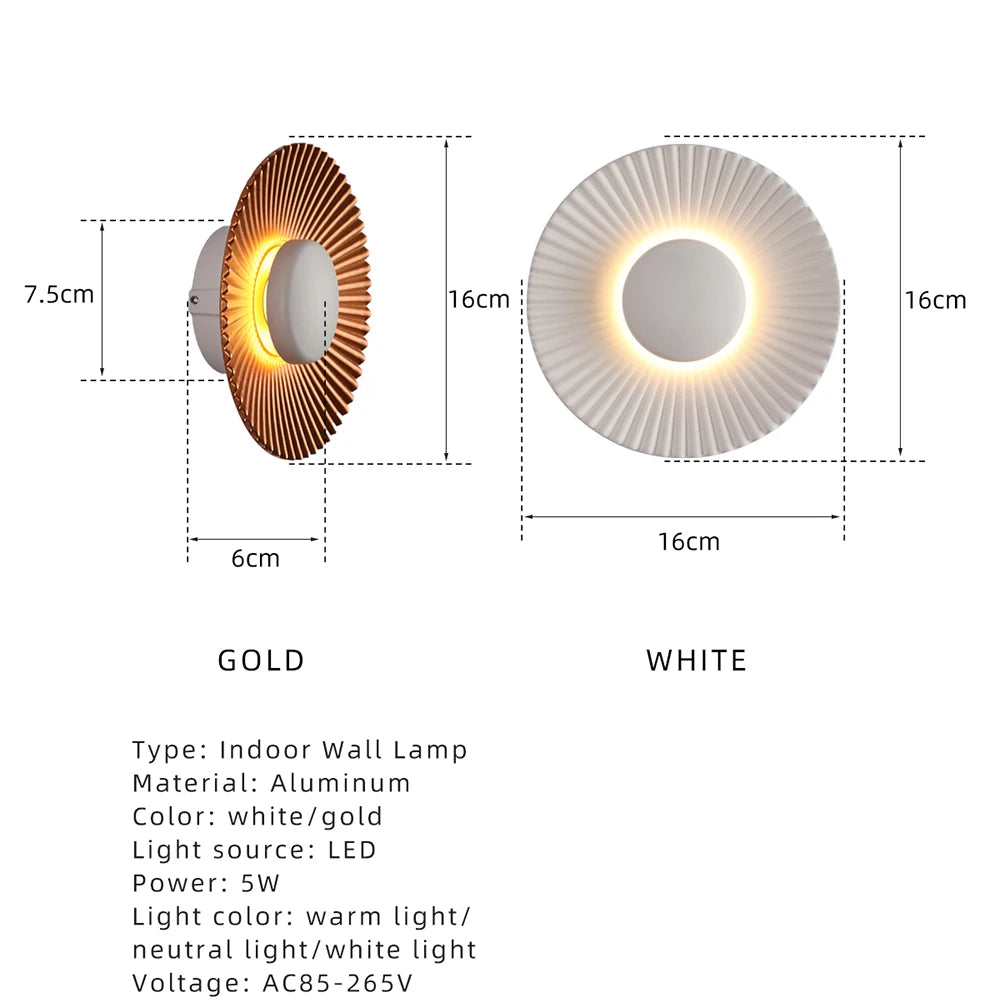 Orbis Disc Wall Lamp