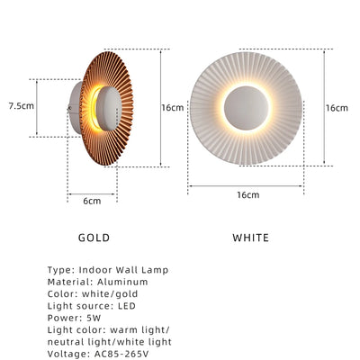 Orbis Disc Wall Lamp