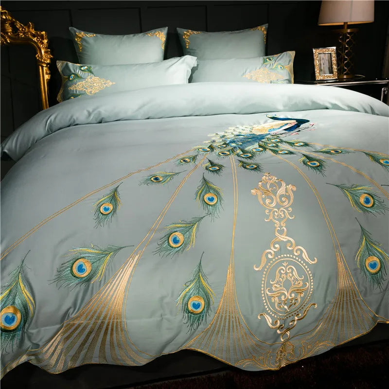 Yuki Peacock Bedding Set