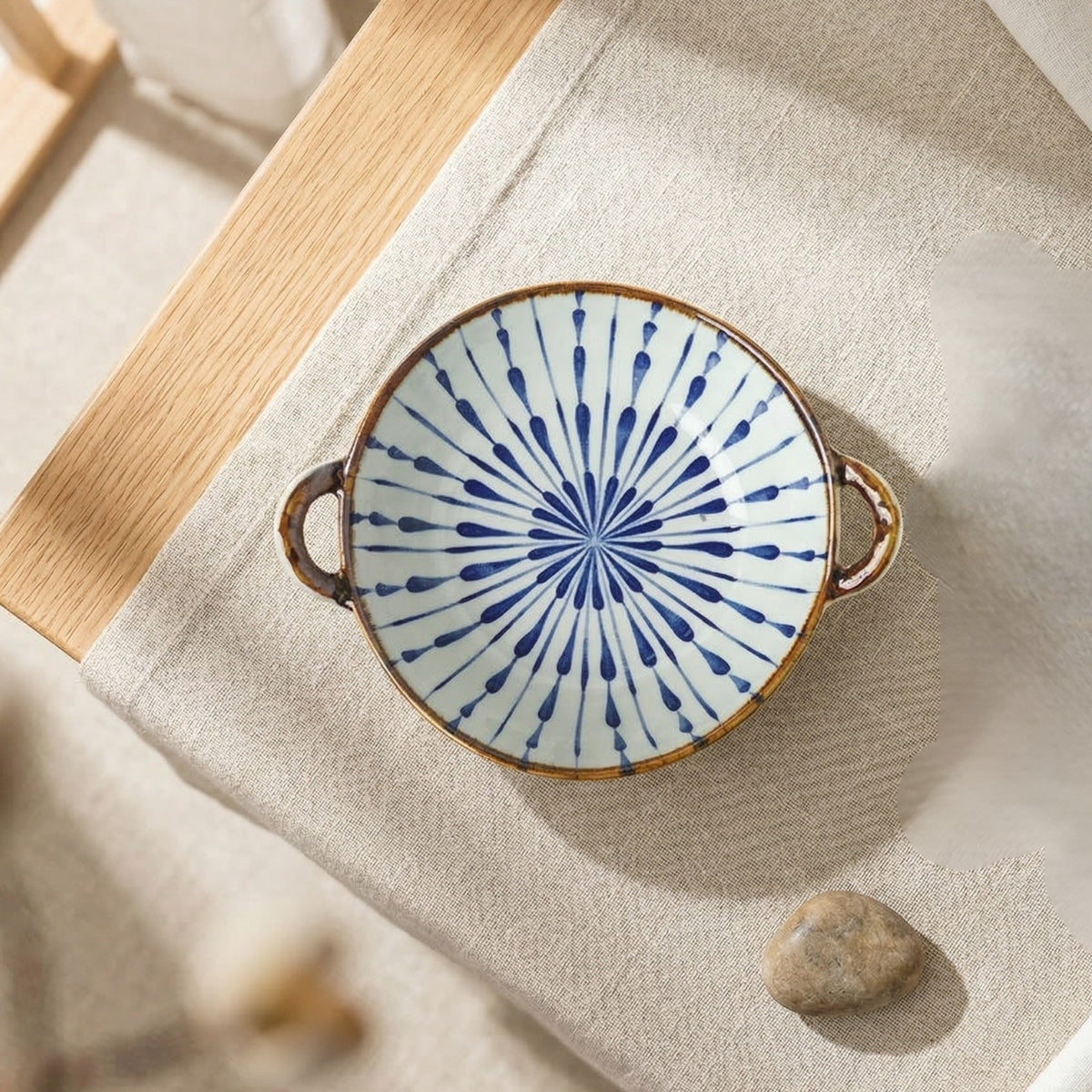 Souta Blue & White Bowl