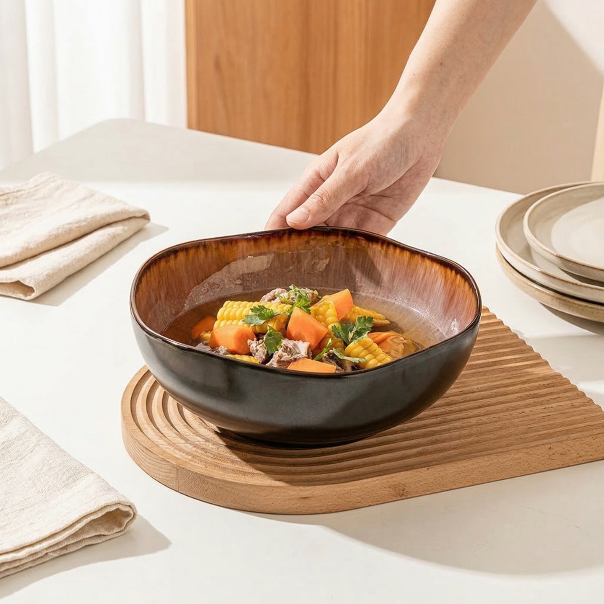 Ren Natural Glaze Bowl