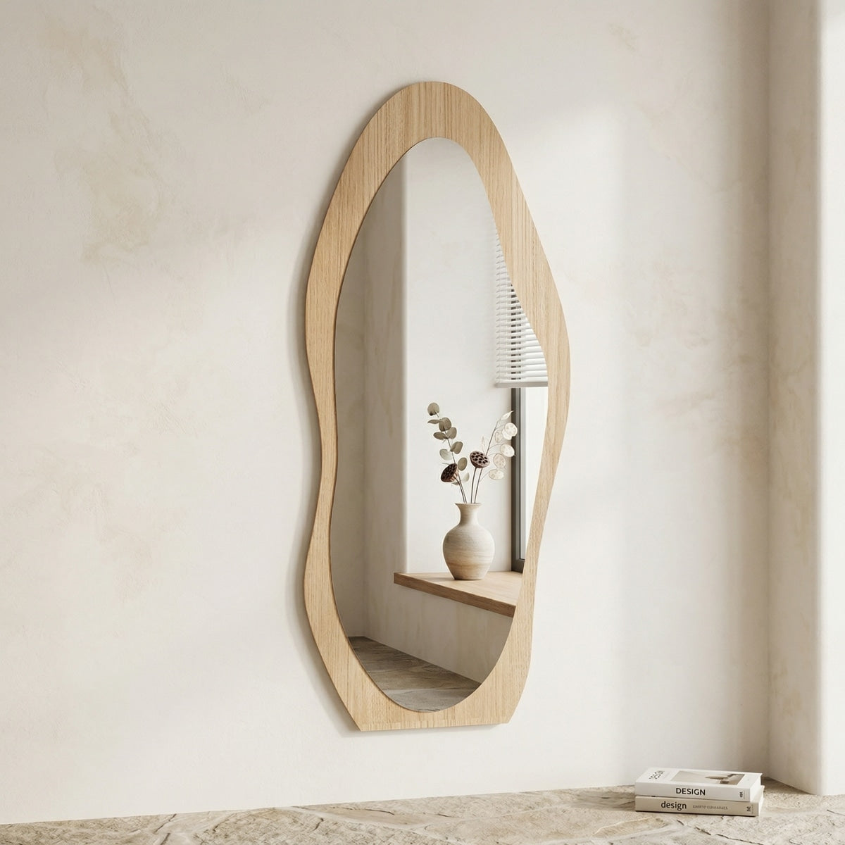 Haruto Organic Wood Mirror