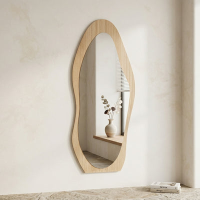 Haruto Organic Wood Mirror