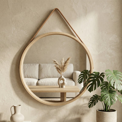 Renji Round Strap Mirror