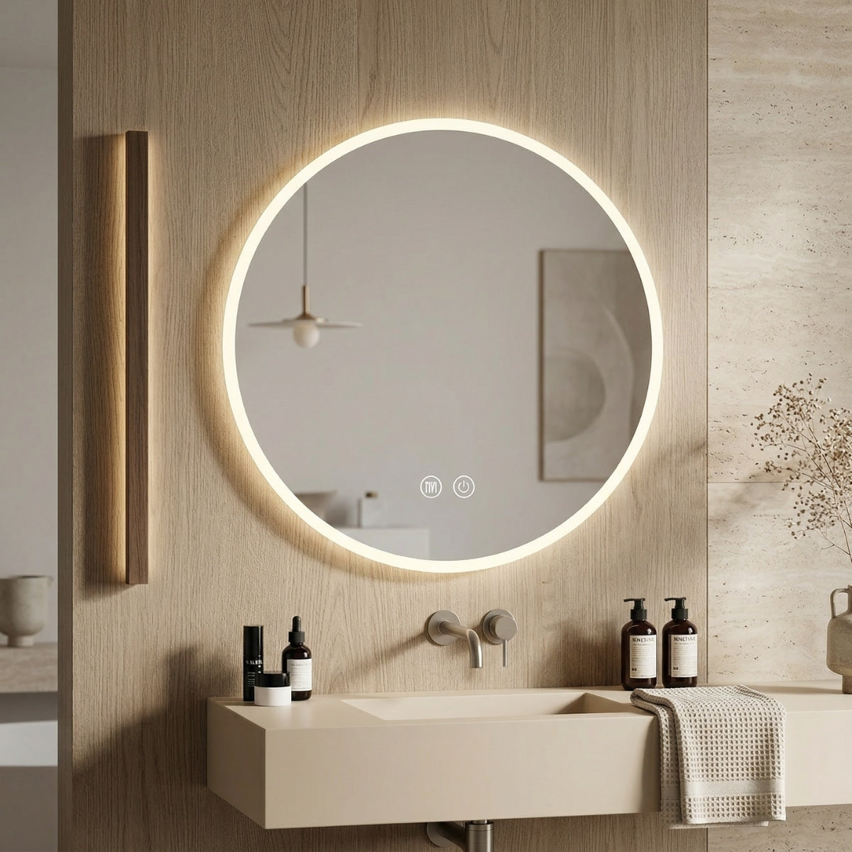 Takumi Smart LED Round Mirror