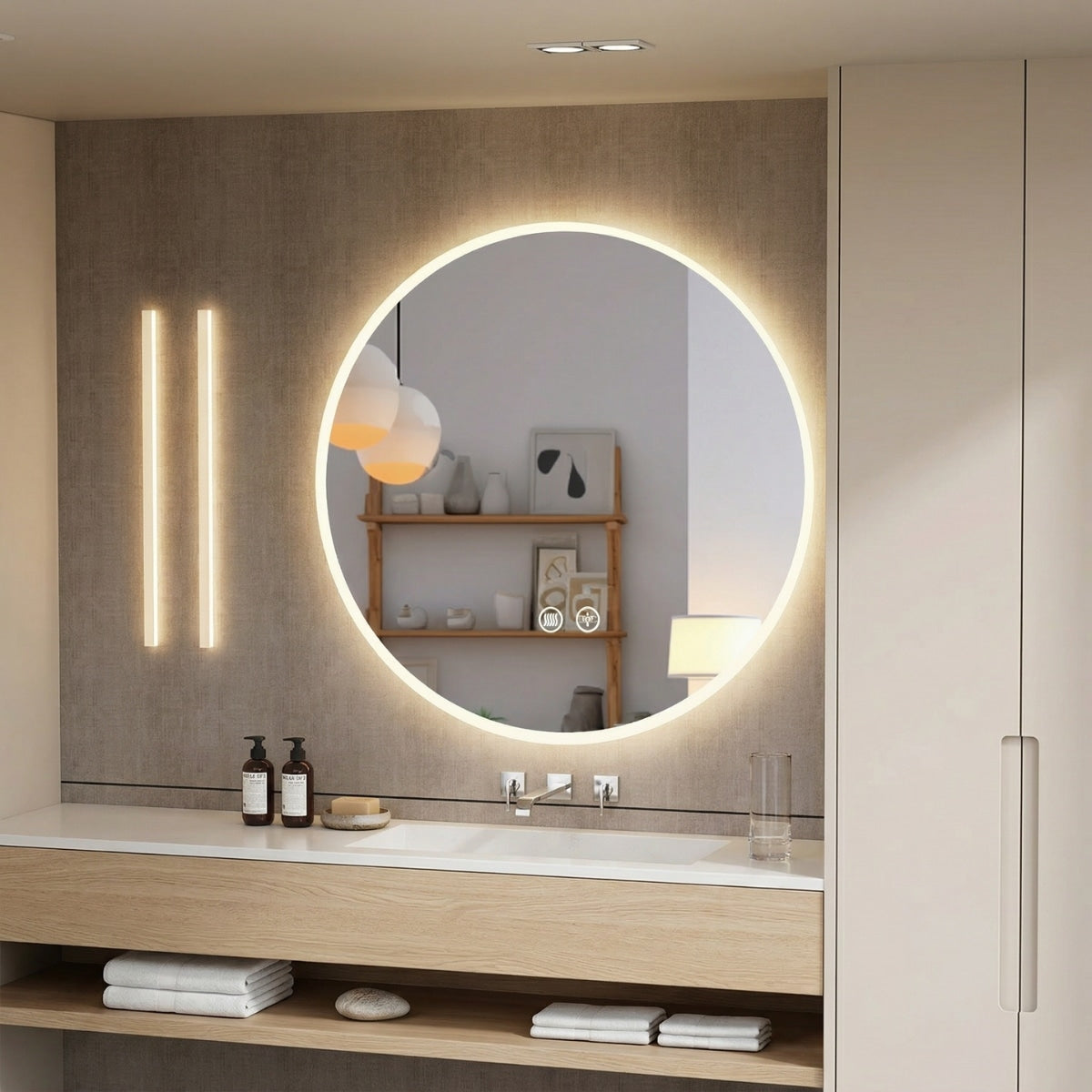 Takumi Smart LED Round Mirror