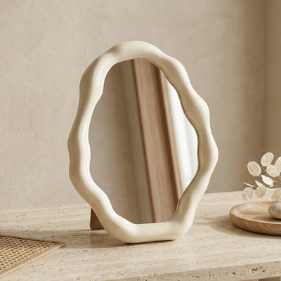 Suzu Freestanding Organic Mirror