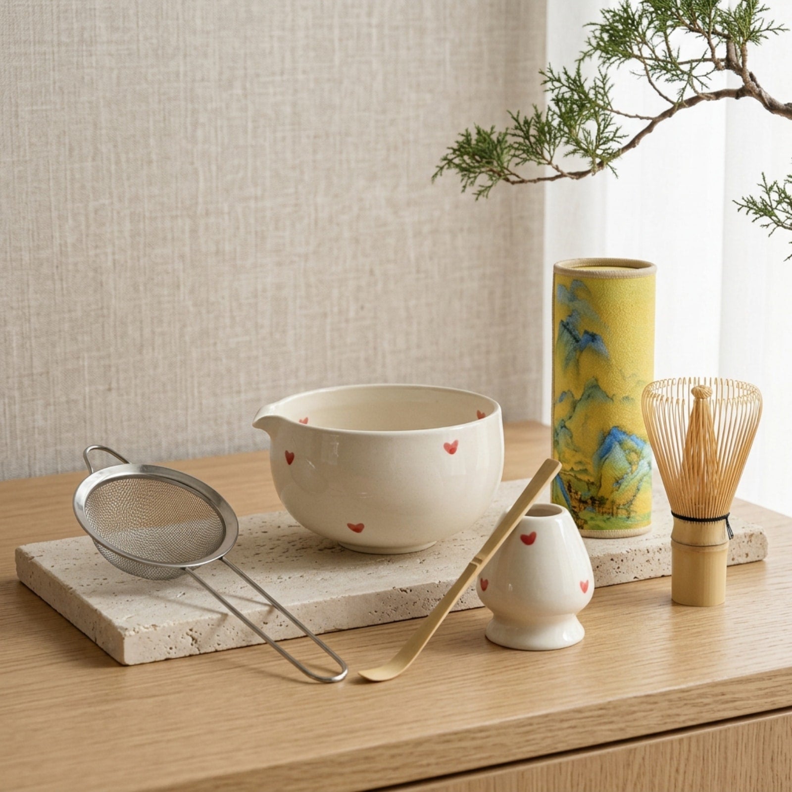 Hikaru Heart Matcha Bowl